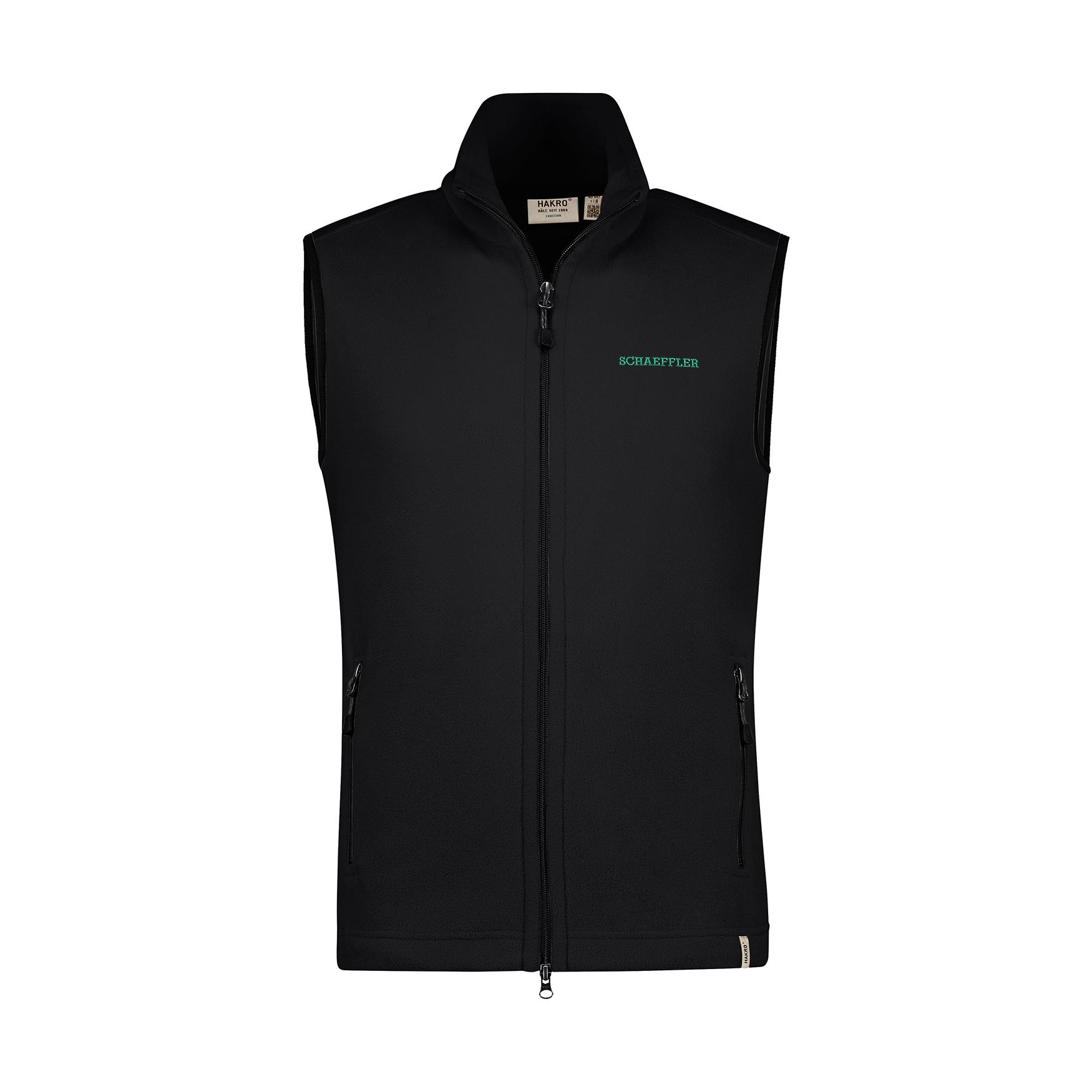 Fleeceweste Herren ECO schwarz