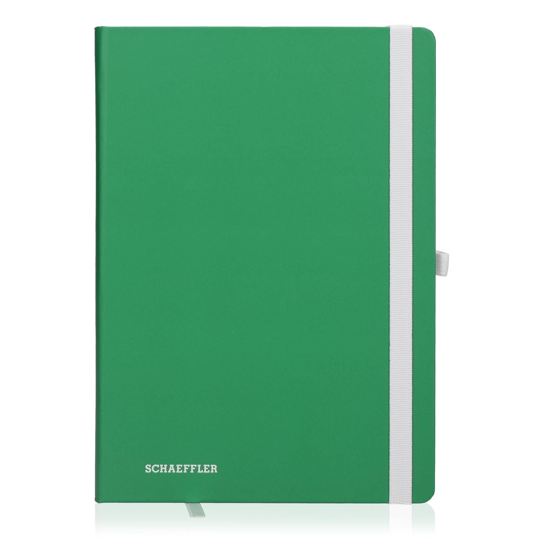 Notizbuch Hardcover A5 grün