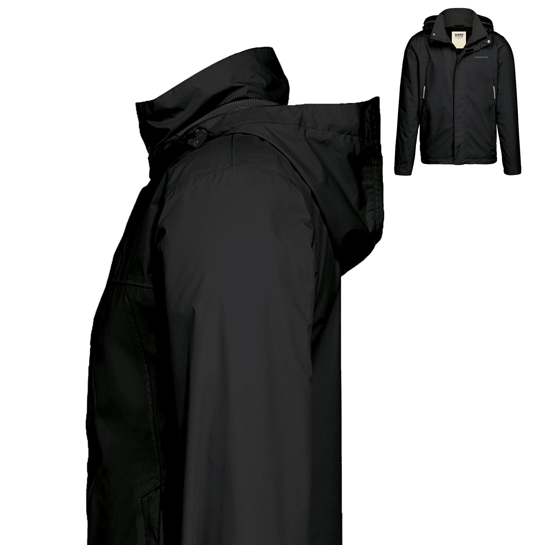 Regenjacke Herren schwarz