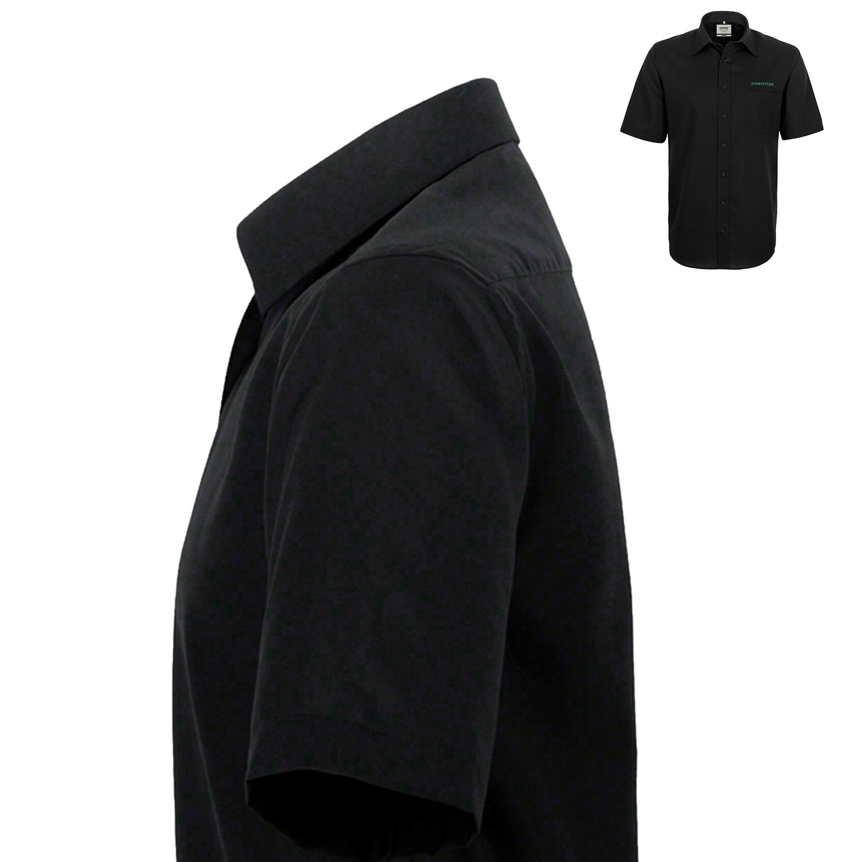 Hemd 1/2-Arm Business Comfort schwarz