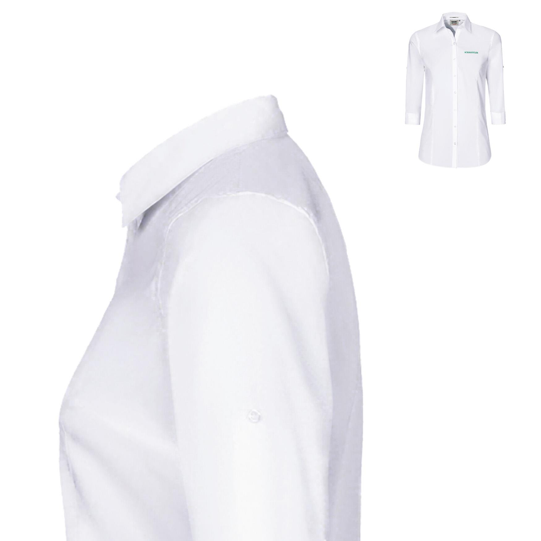 Bluse Vario 3/4-Arm weiß