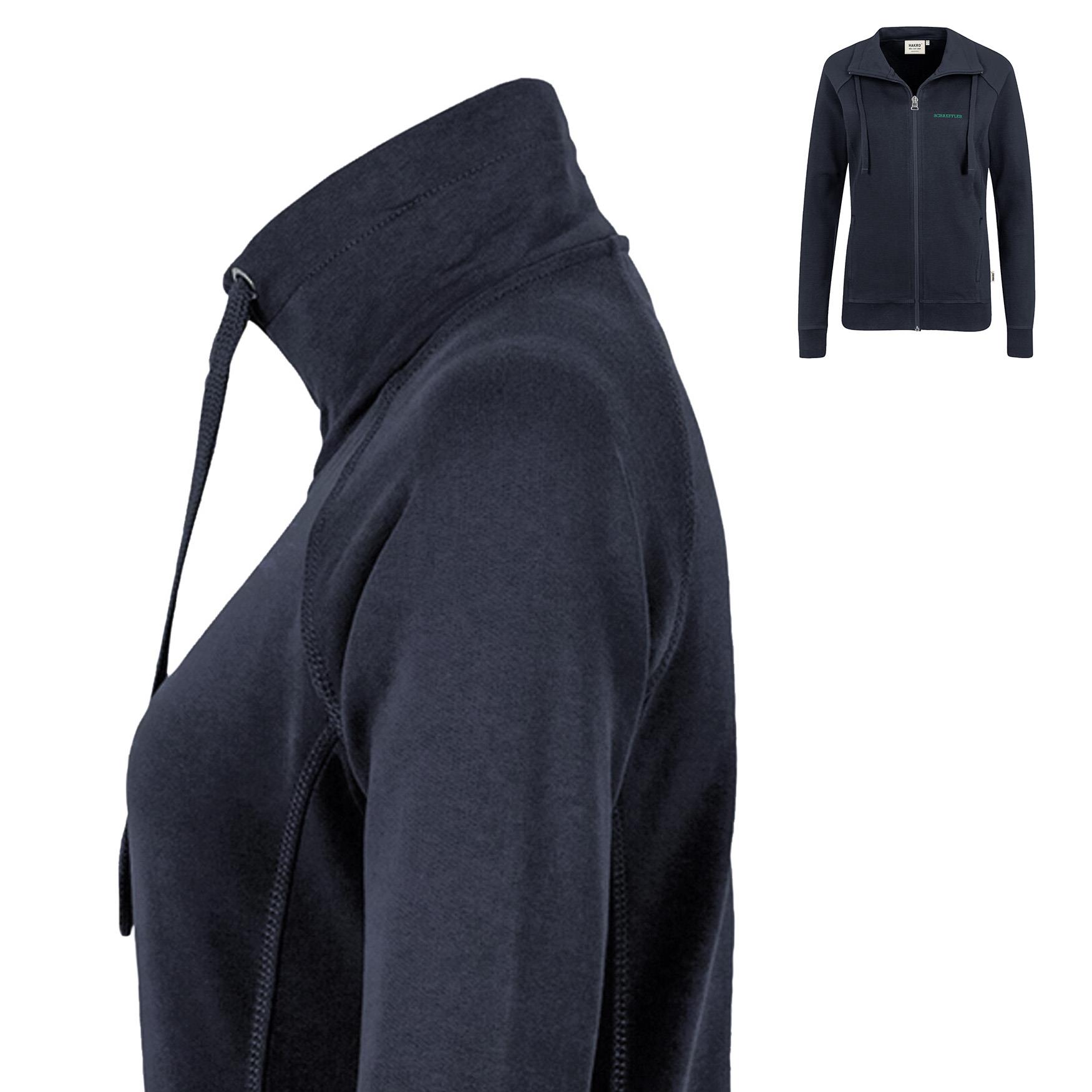 Sweatjacke Damen Premium anthrazit