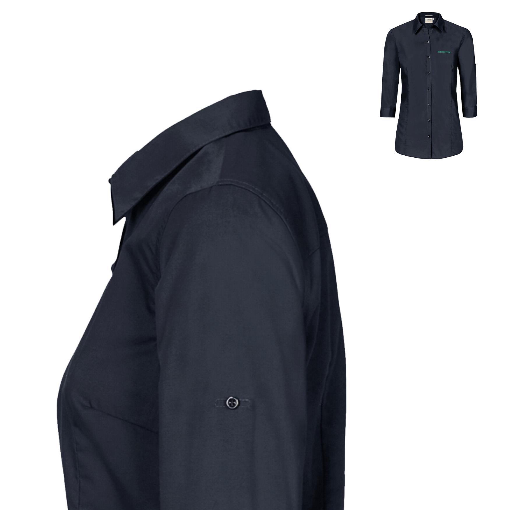 Bluse Vario 3/4-Arm anthrazit