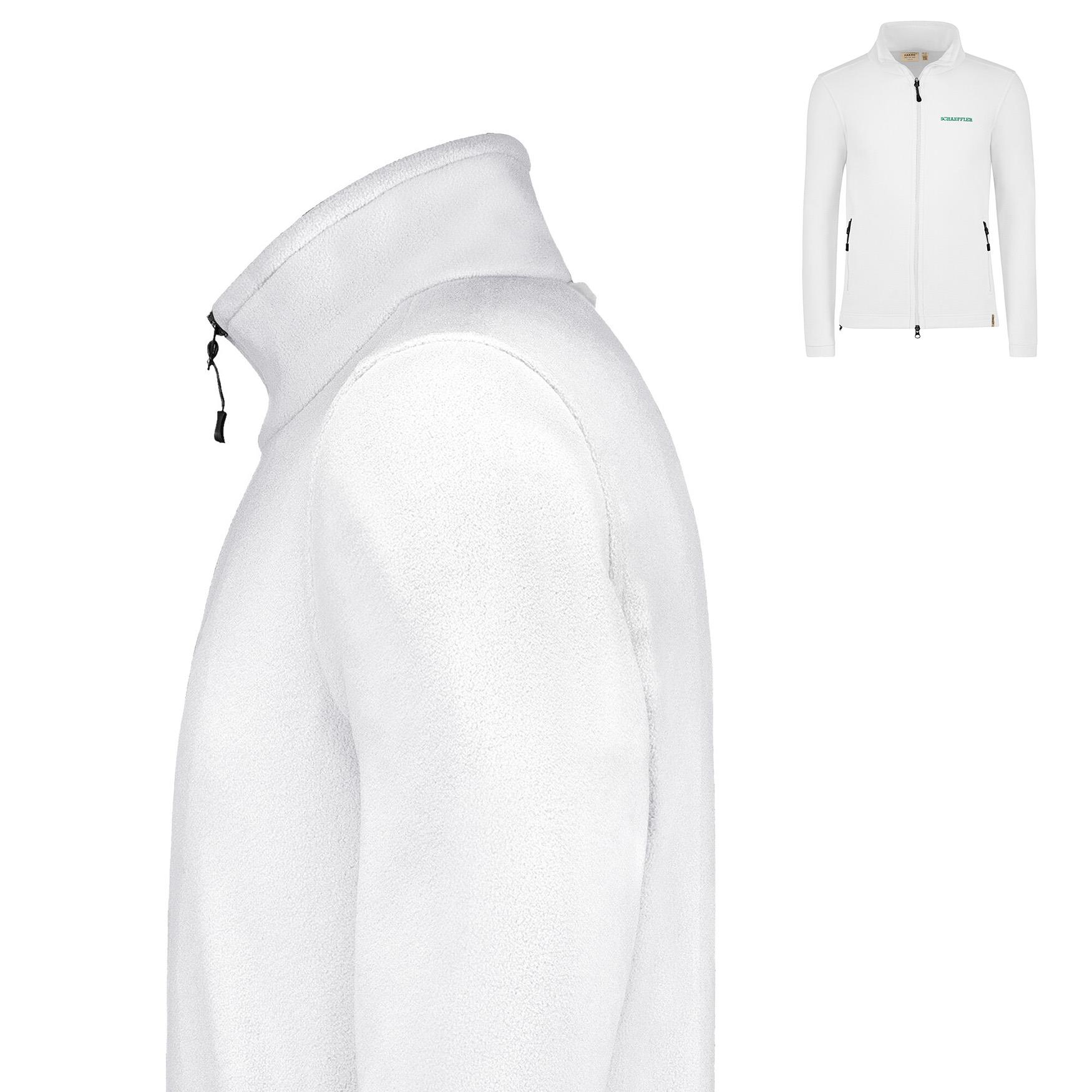 Fleecejacke Unisex ECO weiss