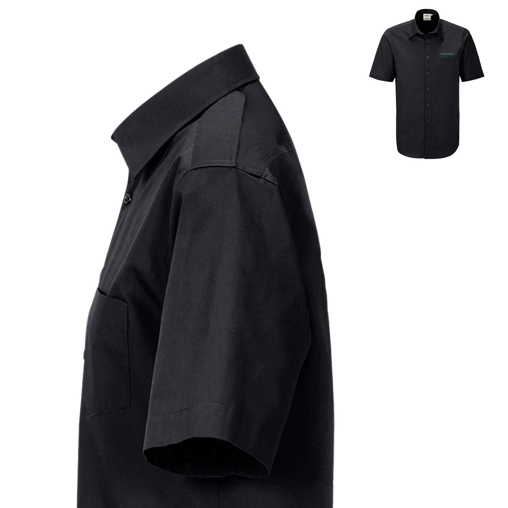 Hemd Kurzarm Comfort schwarz