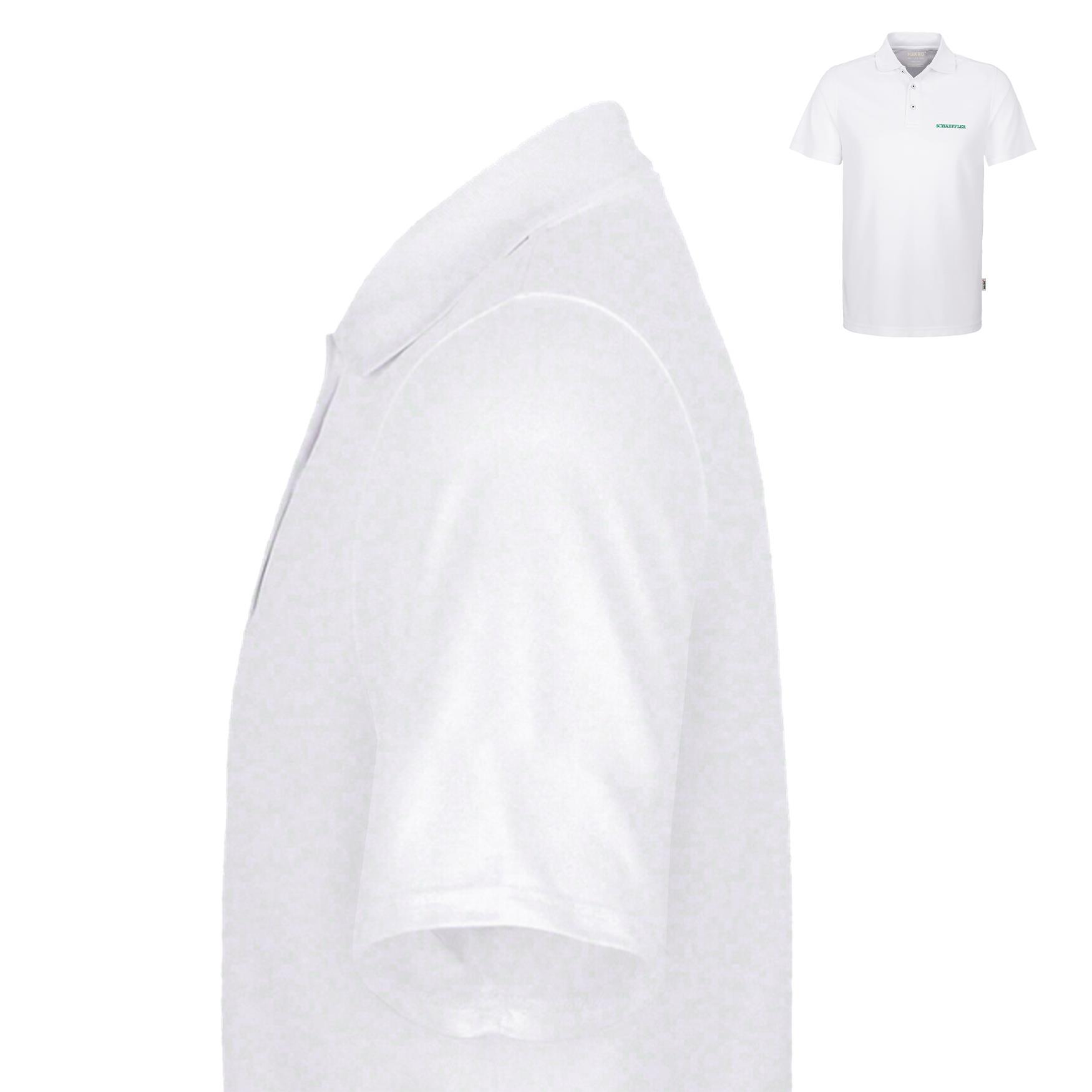 Polo Unisex Coolmax weiss