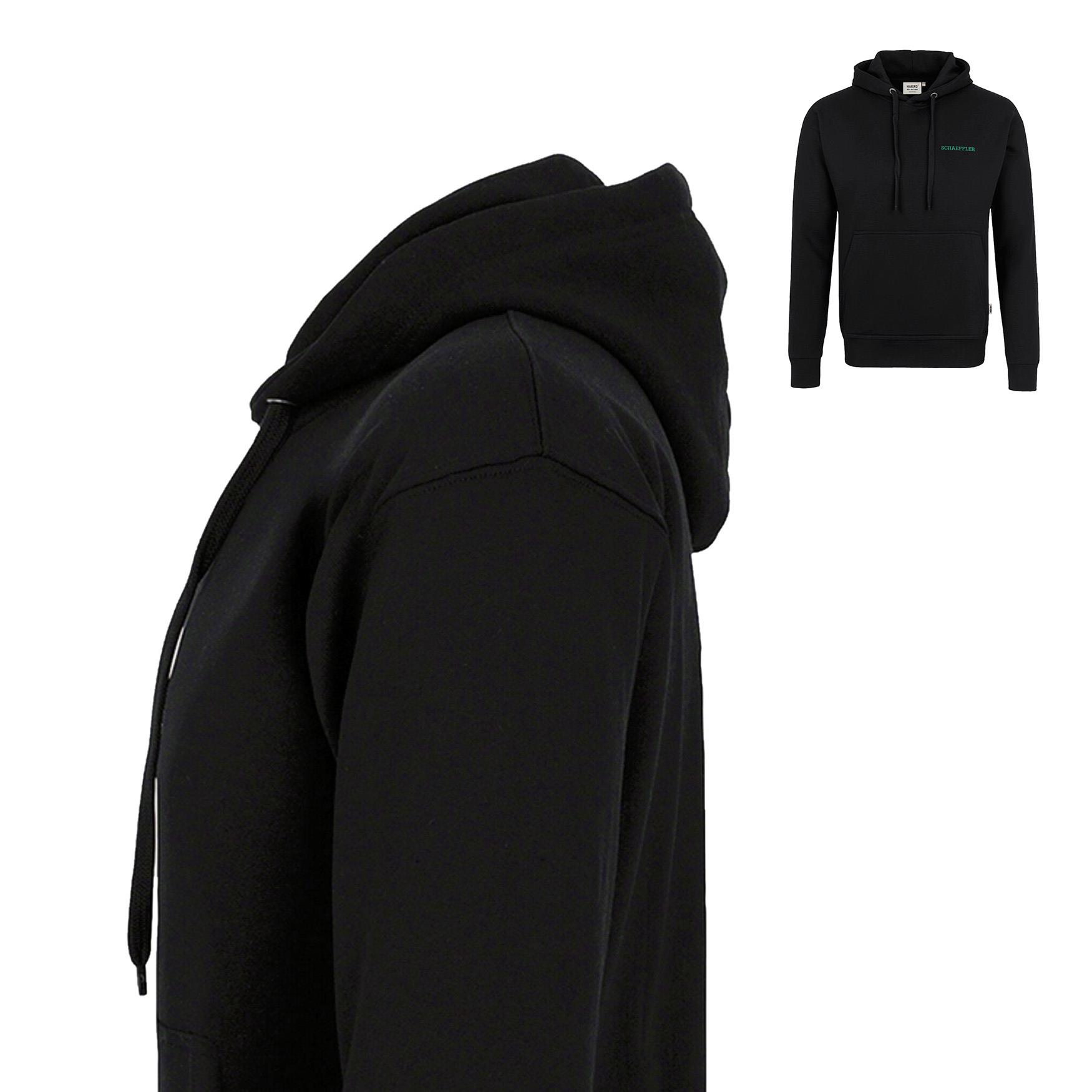 Kapuzen-Sweatshirt Unisex Premium schwarz