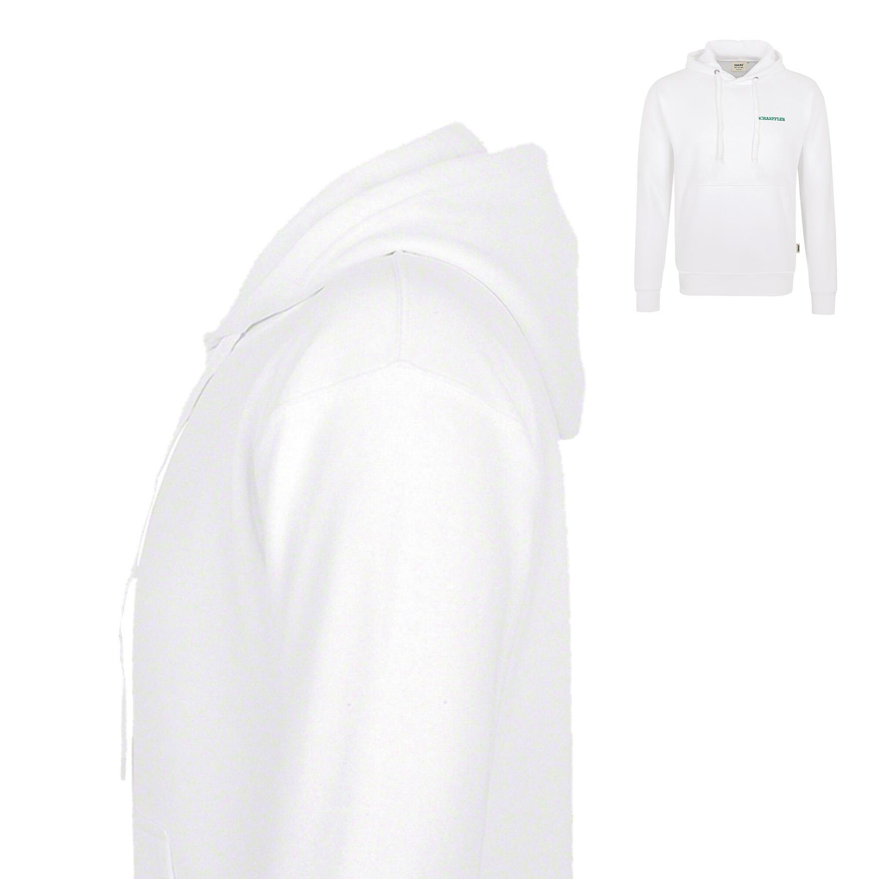 Kapuzen-Sweatshirt Unisex Premium weiss