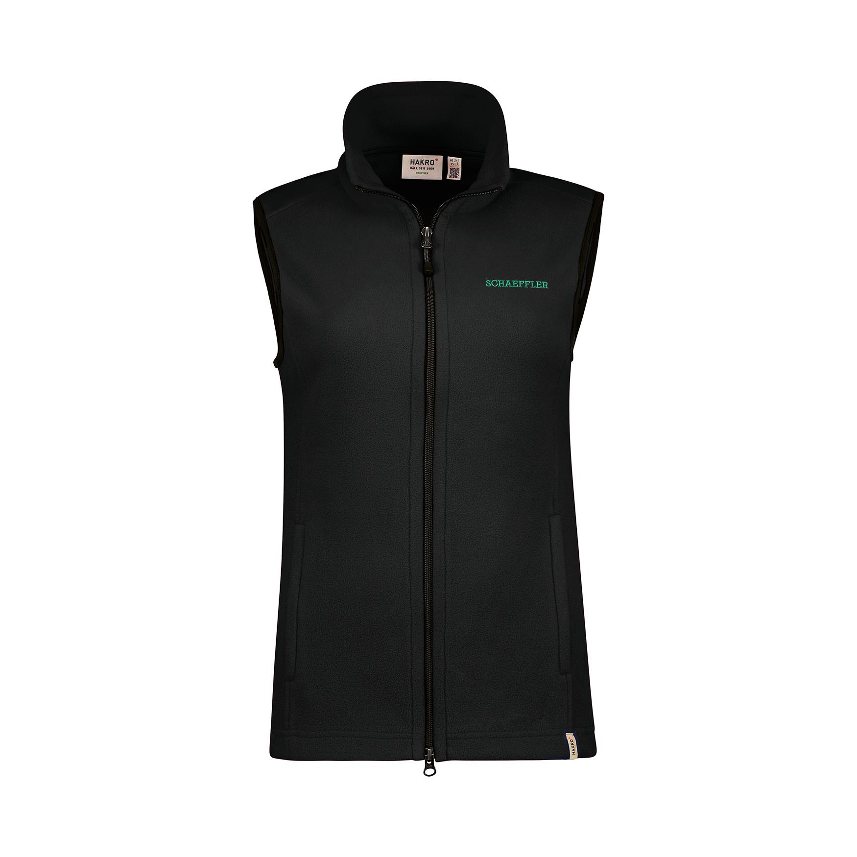 Fleeceweste Damen ECO schwarz
