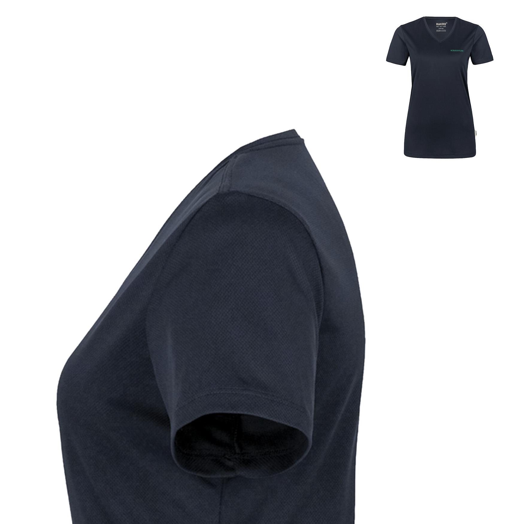 V-Shirt DamenCOOLMAX® anthrazit