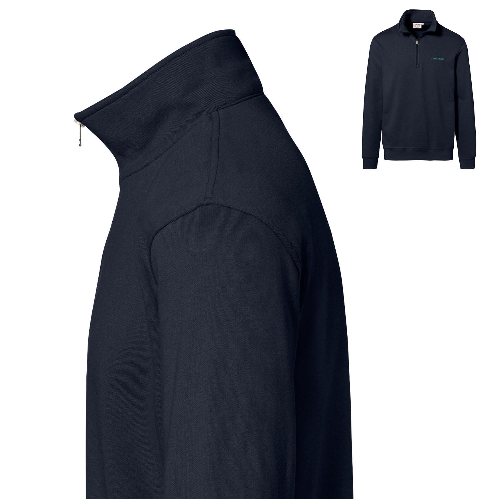 Zip-Sweatshirt Unisex Premium anthrazit